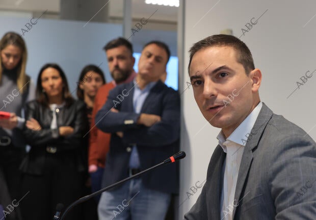 Rueda de prensa del líder del Psm, Juan Lobato