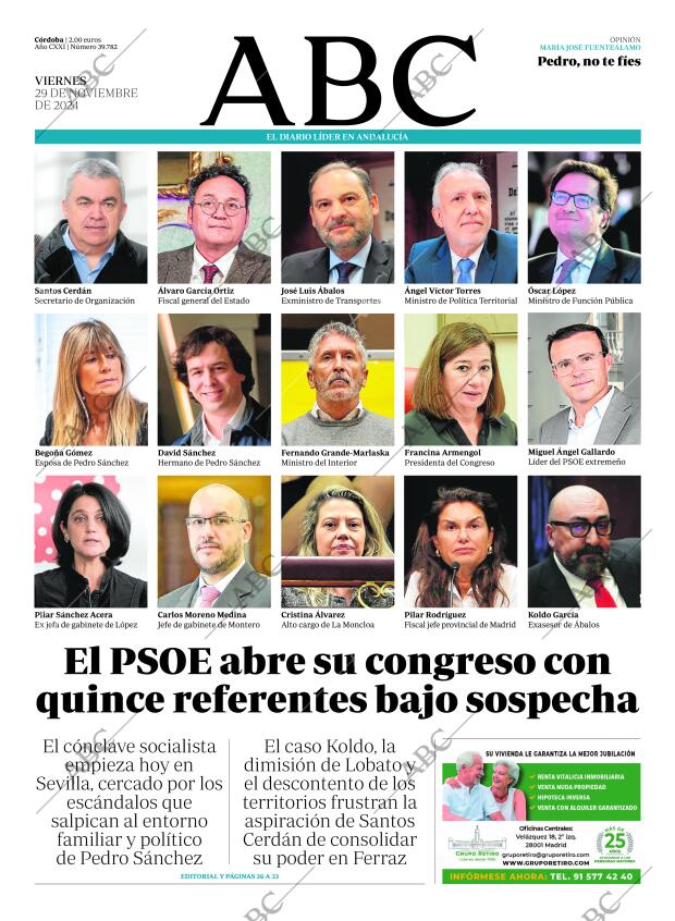 ABC CORDOBA 29-11-2024 página 1