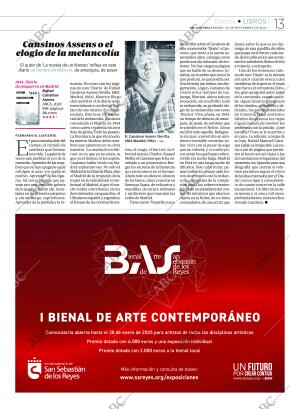 CULTURAL MADRID 30-11-2024 página 13