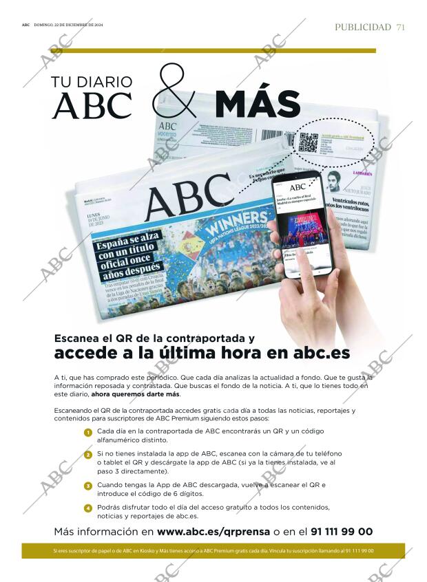 ABC MADRID 22-12-2024 página 71