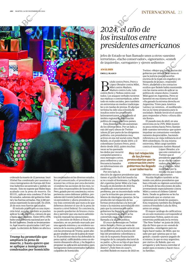 ABC MADRID 24-12-2024 página 23
