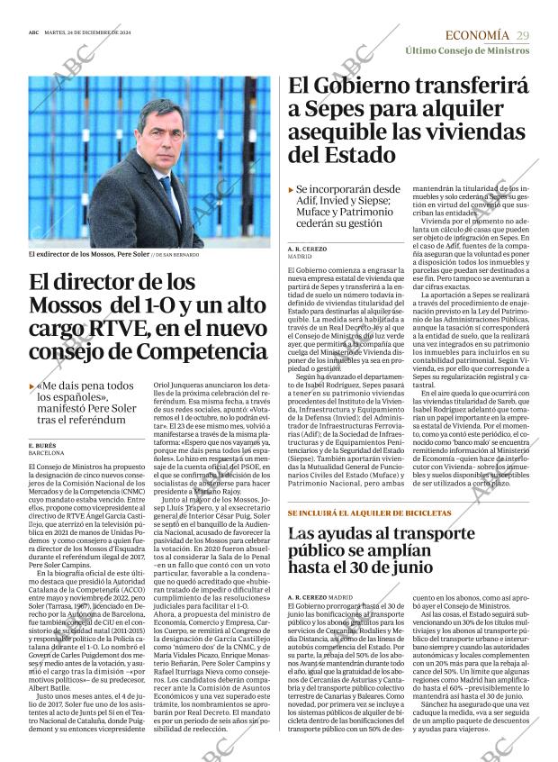 ABC MADRID 24-12-2024 página 29