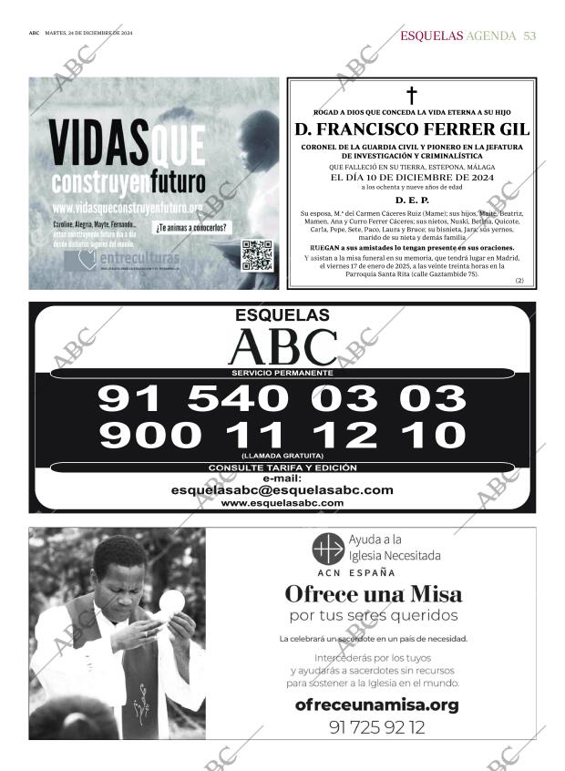 ABC MADRID 24-12-2024 página 53