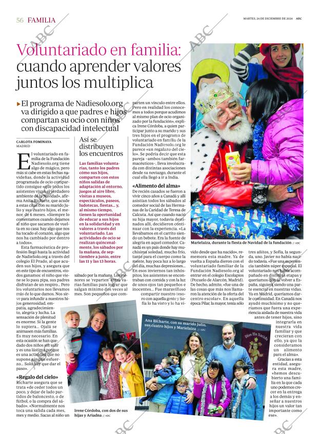 ABC MADRID 24-12-2024 página 56