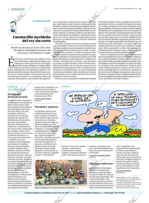 ABC MADRID 24-12-2024 página 8