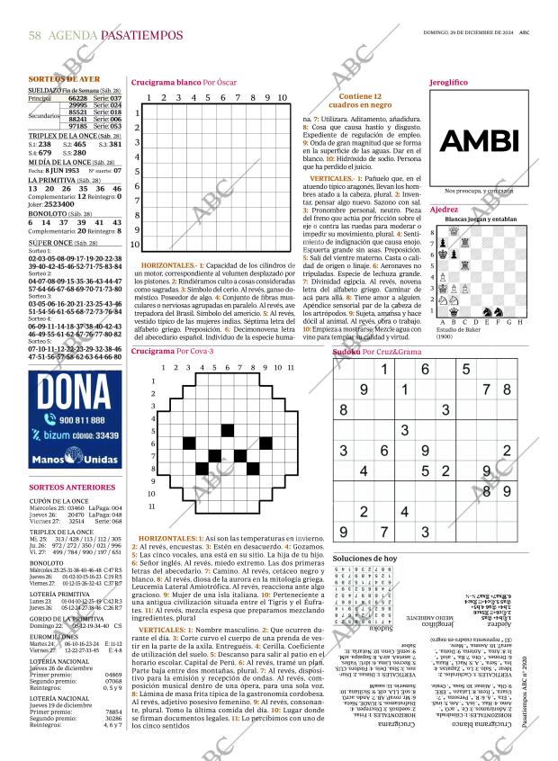 ABC MADRID 29-12-2024 página 58