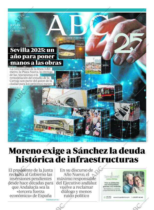 ABC SEVILLA 02-01-2025 página 1