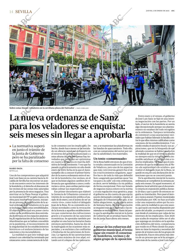 ABC SEVILLA 02-01-2025 página 14
