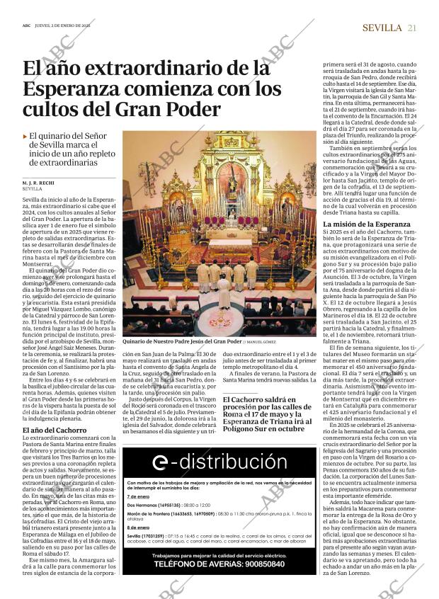 ABC SEVILLA 02-01-2025 página 21