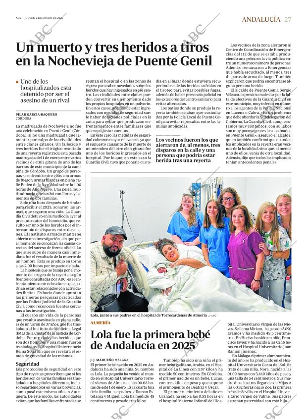 ABC SEVILLA 02-01-2025 página 27