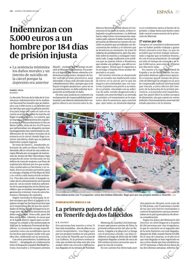 ABC SEVILLA 02-01-2025 página 37