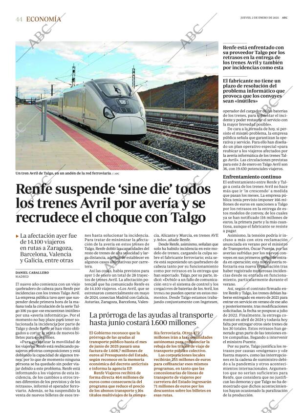 ABC SEVILLA 02-01-2025 página 44