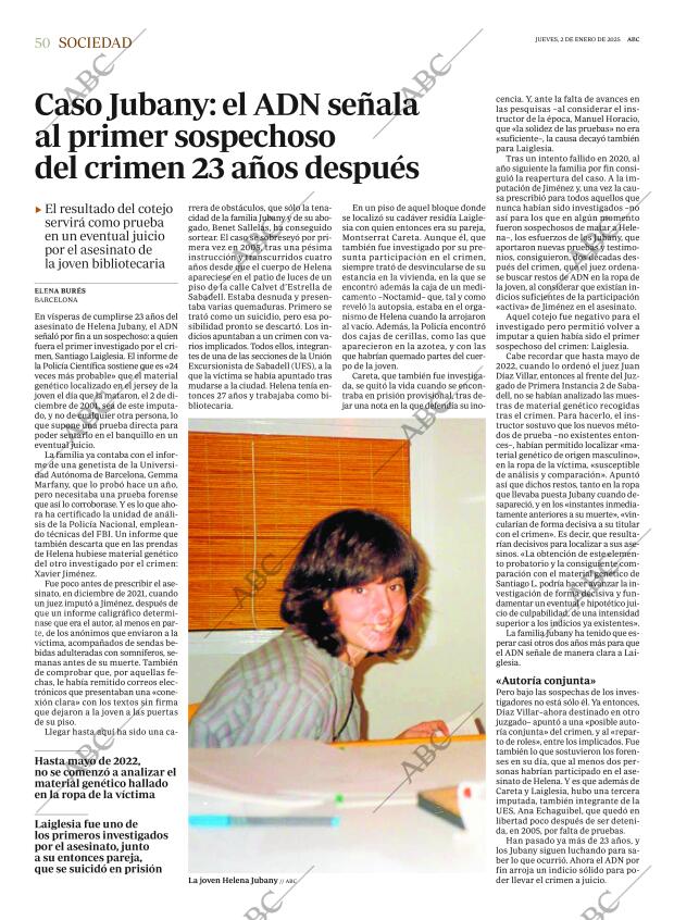 ABC SEVILLA 02-01-2025 página 50