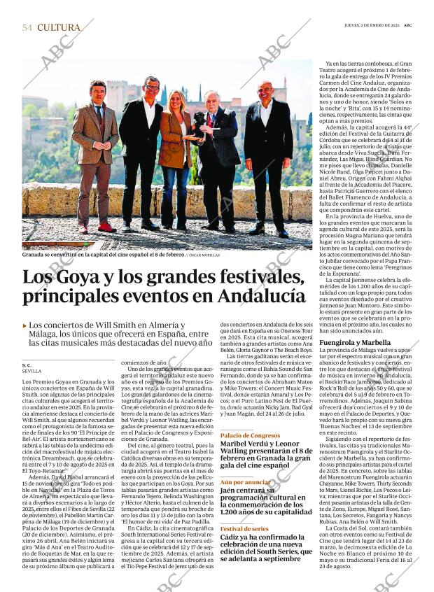 ABC SEVILLA 02-01-2025 página 54