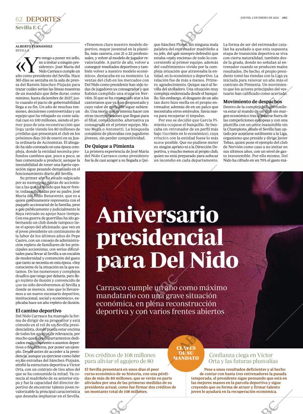 ABC SEVILLA 02-01-2025 página 62