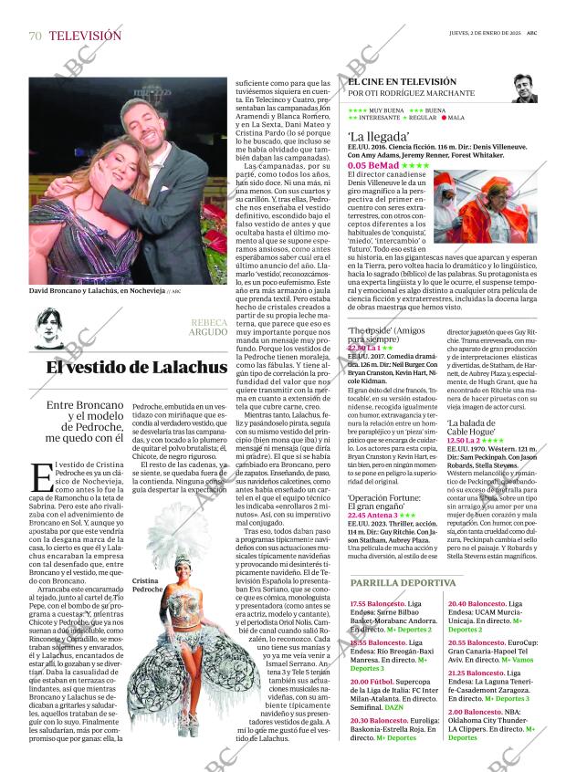 ABC SEVILLA 02-01-2025 página 70