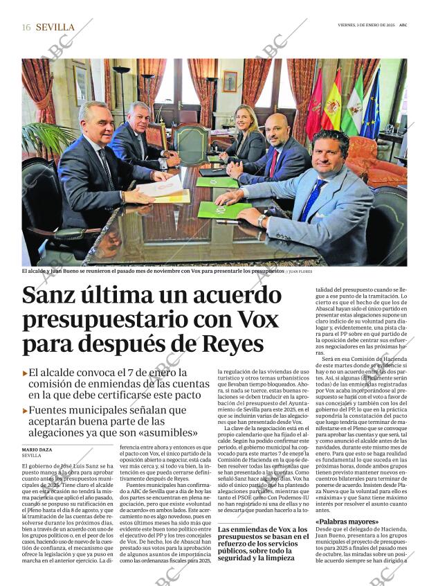 ABC SEVILLA 03-01-2025 página 16