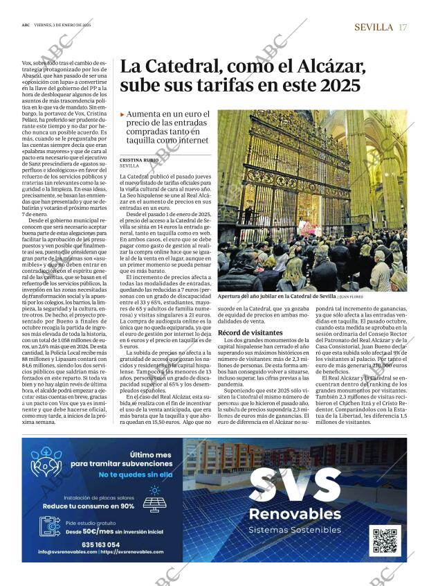 ABC SEVILLA 03-01-2025 página 17