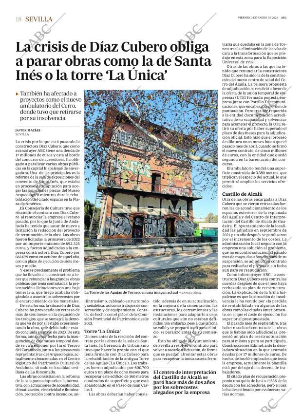 ABC SEVILLA 03-01-2025 página 18