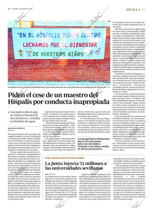 ABC SEVILLA 03-01-2025 página 19