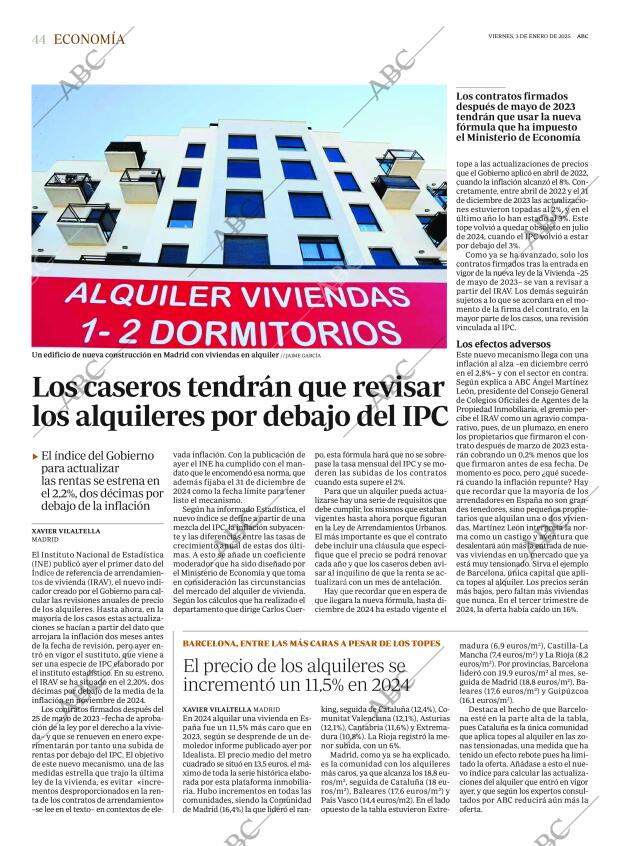 ABC SEVILLA 03-01-2025 página 44