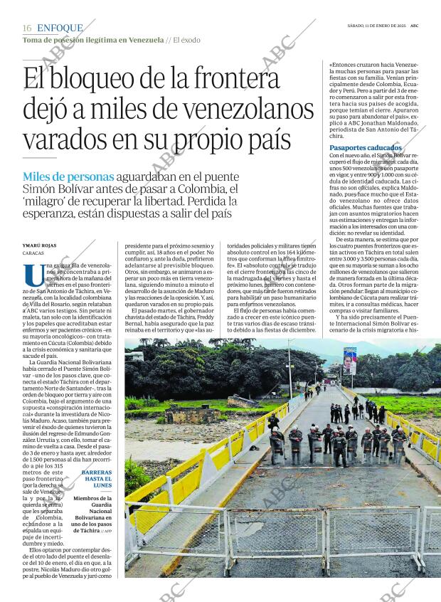 ABC SEVILLA 11-01-2025 página 16