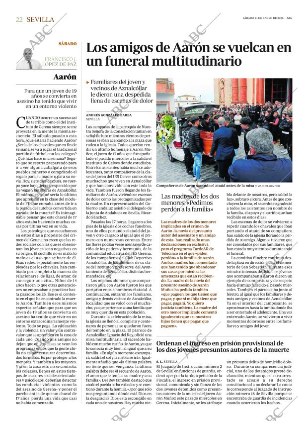 ABC SEVILLA 11-01-2025 página 22