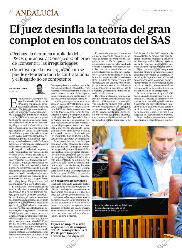 ABC SEVILLA 11-01-2025 página 32