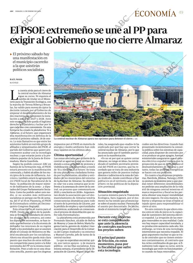 ABC SEVILLA 11-01-2025 página 49