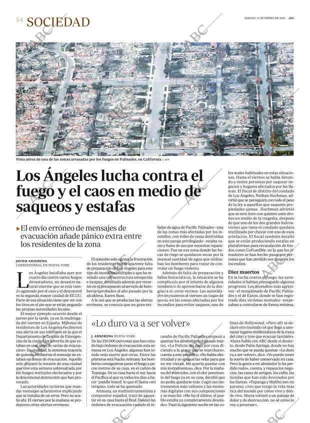 ABC SEVILLA 11-01-2025 página 54