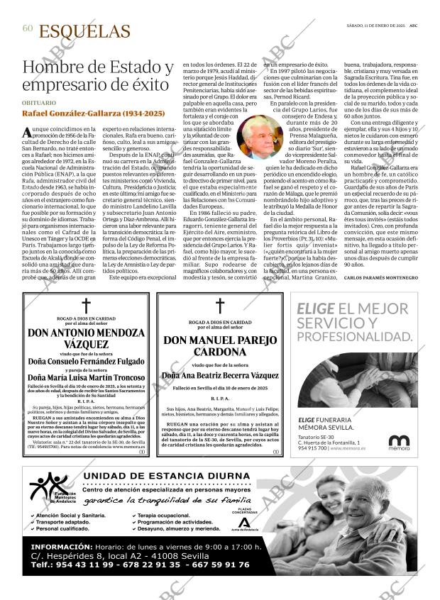 ABC SEVILLA 11-01-2025 página 60
