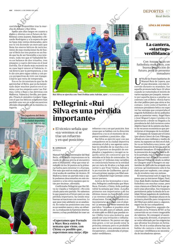 ABC SEVILLA 11-01-2025 página 67