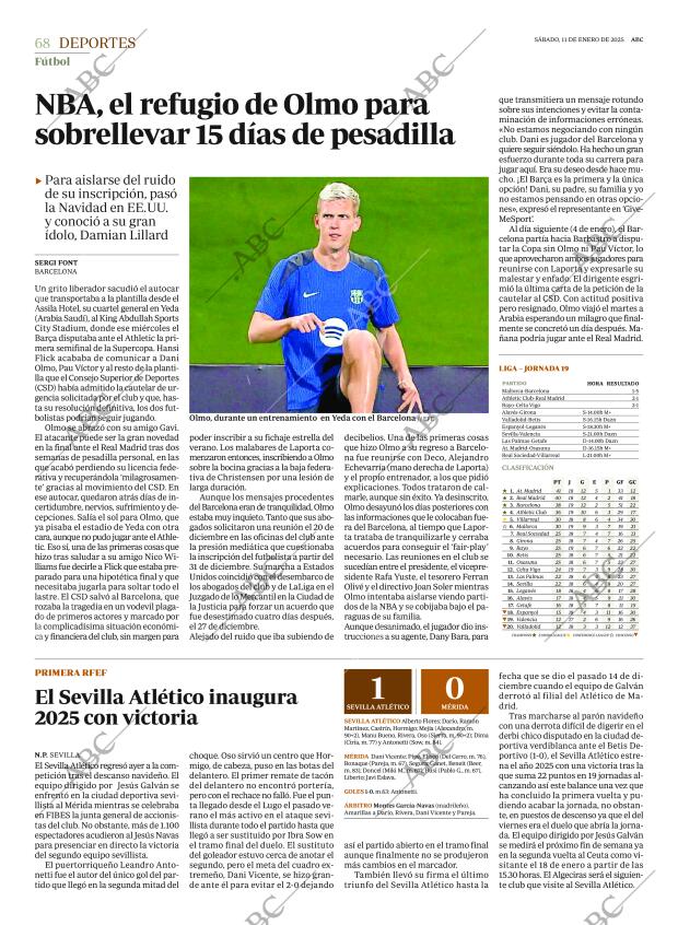 ABC SEVILLA 11-01-2025 página 68