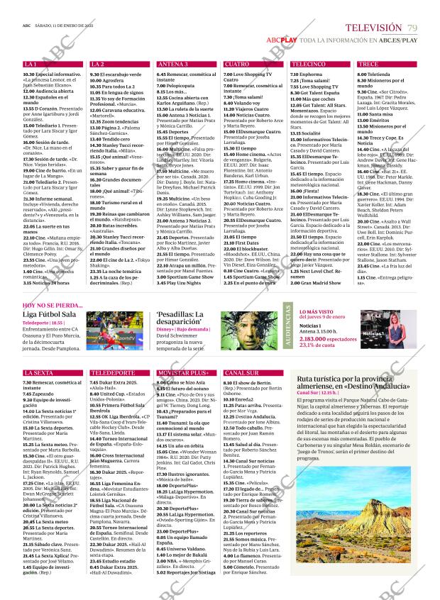 ABC SEVILLA 11-01-2025 página 79