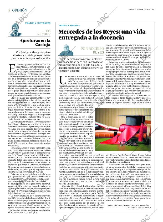 ABC SEVILLA 11-01-2025 página 8