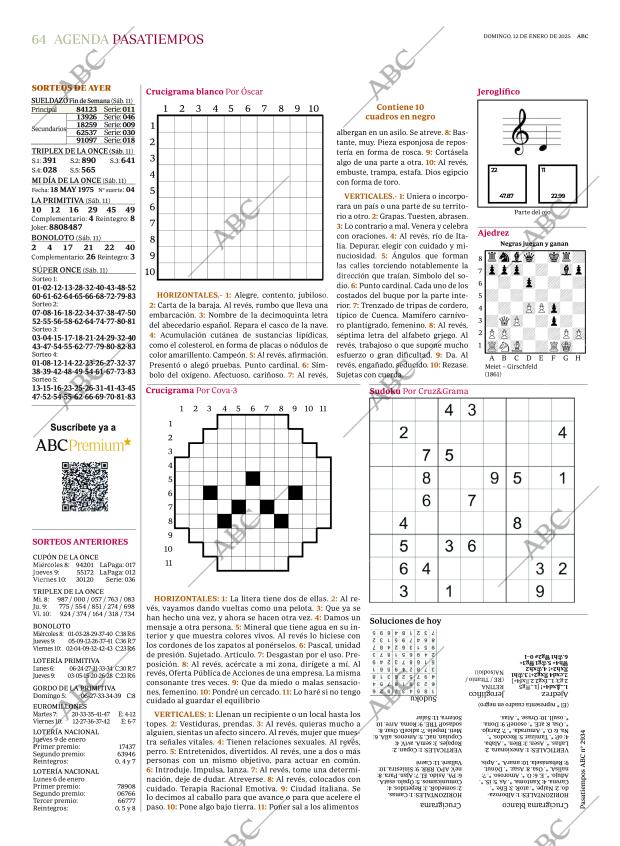 ABC MADRID 12-01-2025 página 64