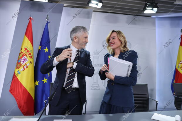Rueda de prensa posterior a la reunión del Consejo de Ministros con la ministra...