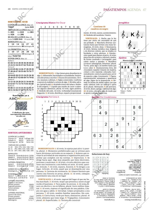 ABC MADRID 14-01-2025 página 47