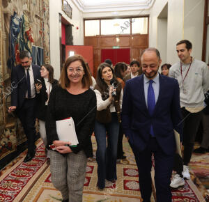 Reunión de la Mesa del Congreso presidida por Francina Armengol