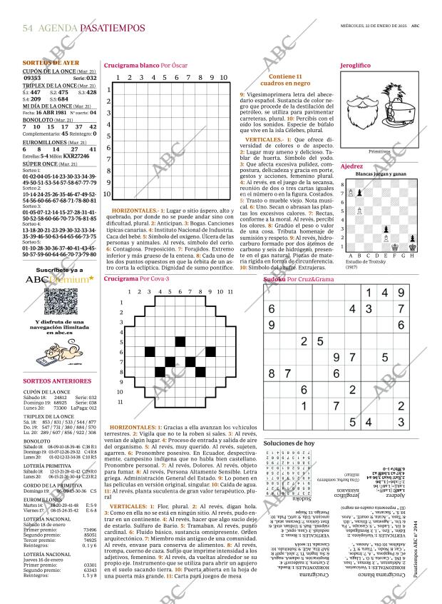 ABC MADRID 22-01-2025 página 54