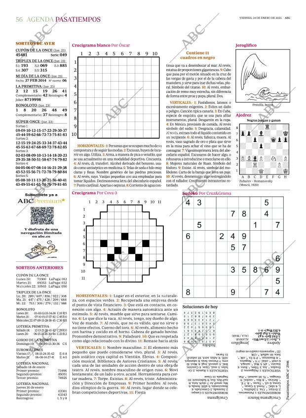 ABC MADRID 24-01-2025 página 56
