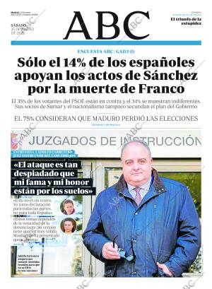 ABC MADRID 25-01-2025 página 1