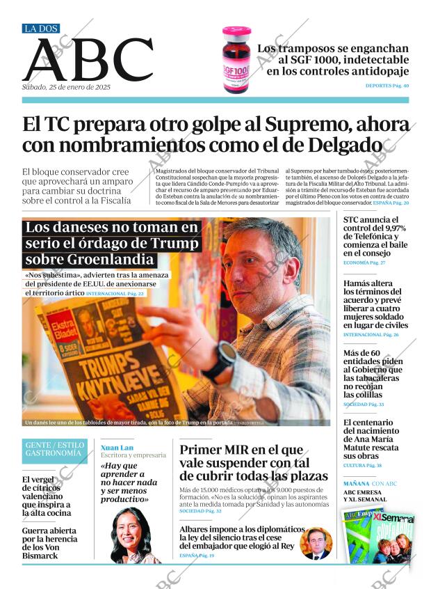 ABC MADRID 25-01-2025 página 2