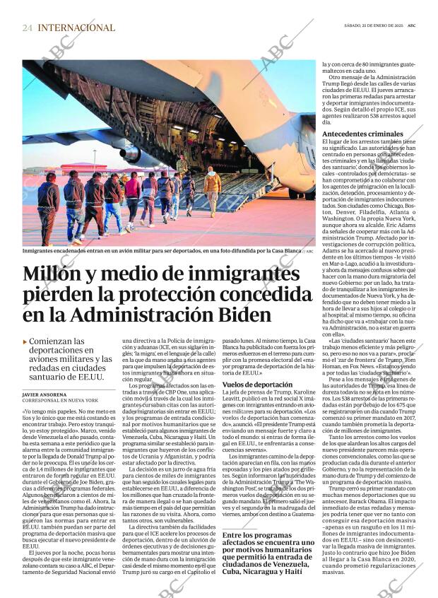 ABC MADRID 25-01-2025 página 24