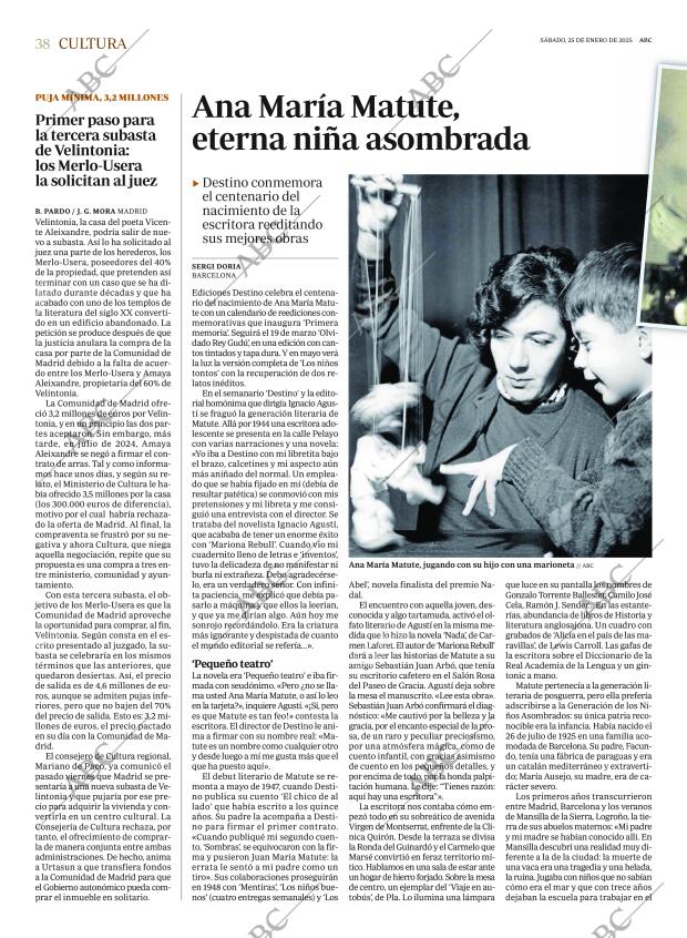 ABC MADRID 25-01-2025 página 38