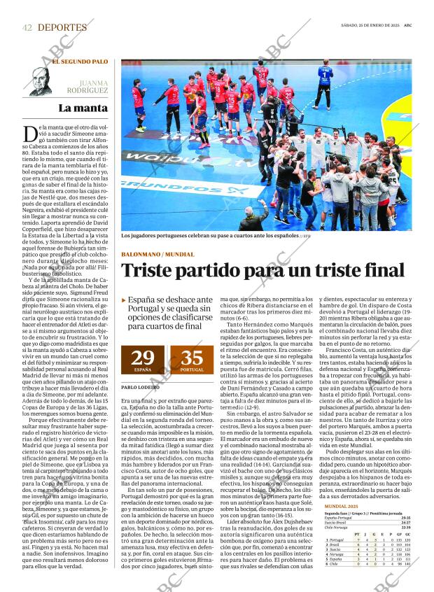 ABC MADRID 25-01-2025 página 42