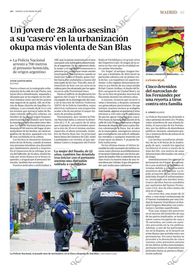ABC MADRID 25-01-2025 página 49