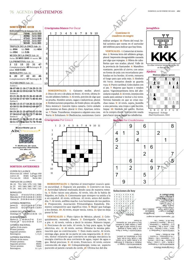 ABC MADRID 26-01-2025 página 76