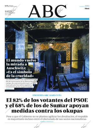 ABC SEVILLA 28-01-2025 página 1