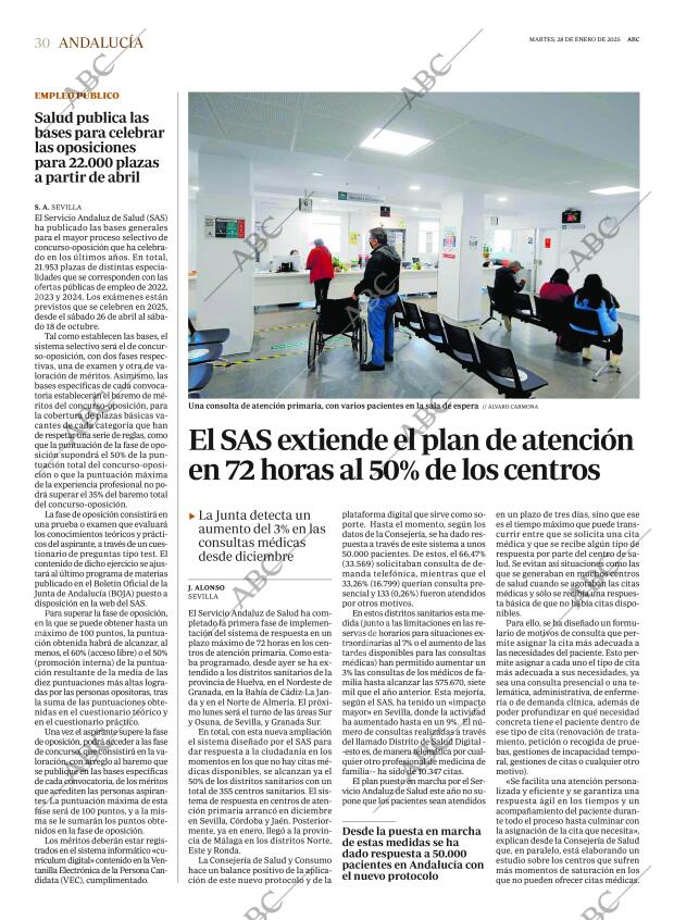 ABC SEVILLA 28-01-2025 página 30
